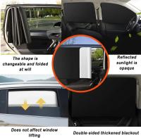 Cortina De Coche Magnética Doble Cara Con Alta Succión Protección Solar Verano Transparencia Opcional Material Fabrica+Magnet - details 12