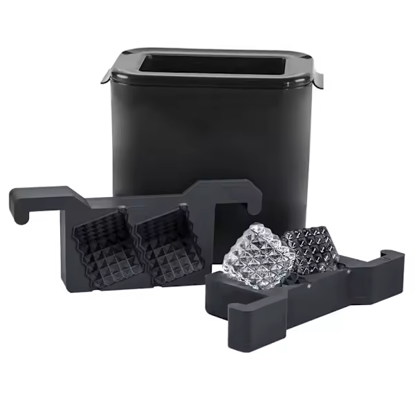 Bandeja de cubitos de hielo con tapa y caja de almacenamiento Modelo 2 - 1
