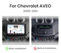 Junsun Tech Android 13 Radio para Chevrolet Aveo 2006 2007 2008 2009 2010 2011 2012 de Coche con Chip Qualcomm de 8 Núcleos CarPlay Inalámbrico Autorradio Estéreo Pantalla HD Multimedia - details 2