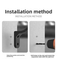 Gancho Multifuncional Para Casco De Motocicleta Porta Chaquetas Y Luggage Soporte De Pared Para Cocina Y Hogar Gancho Para Llaves - details 6
