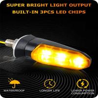 NLpearl Lámpara De Señalización LED Para Moto 8mm Mini Blinker Flotante Amarillo Flujo Indicador De Giro Accesorios De Moto - details 4