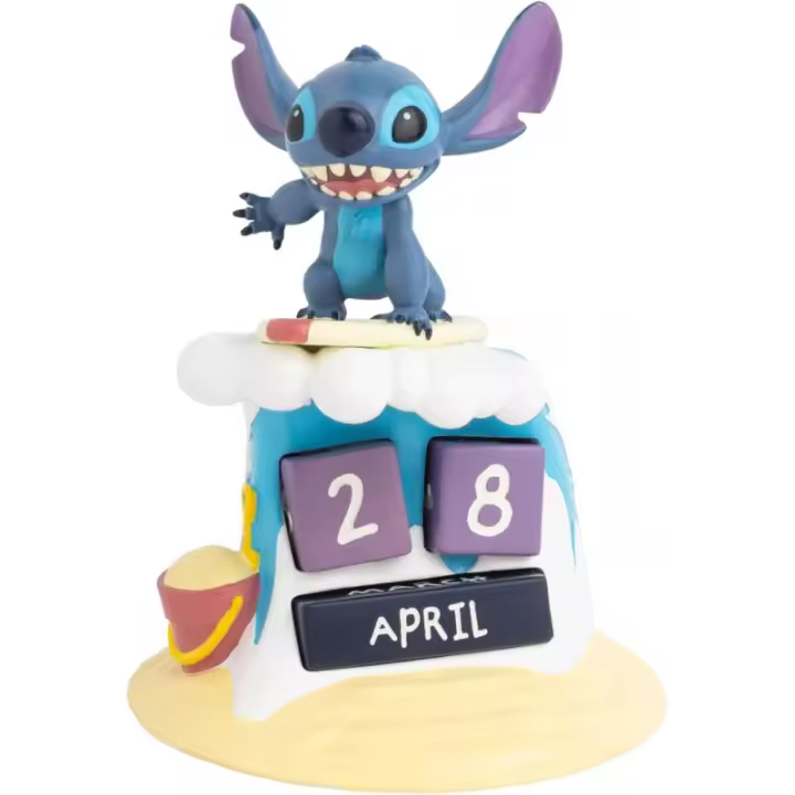 Calendario Perpetuo 3D Stitch Surfero Lilo & Stitch Disney 15 cms - 1