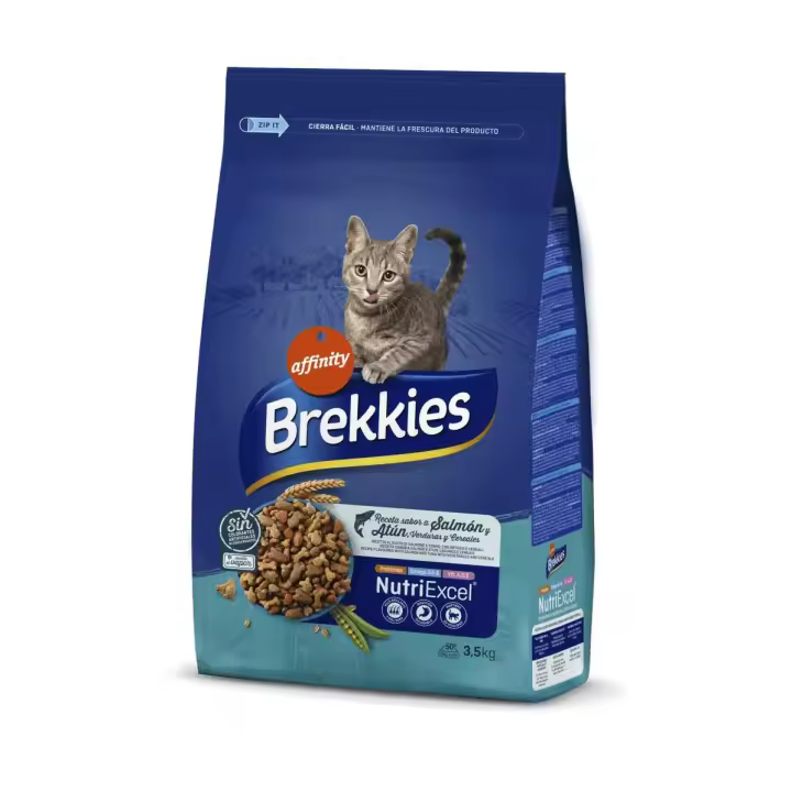 AFFINITY BREKKIES EXCEL CAT SALMON Y ATUN 3,5KG - 1
