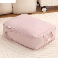 Cubo De Compresión Para Viaje 1pc Organizador De Ropa Para Maleta Bolsa De Almacenamiento Impermeable Y Portátil De Polyester - details 3