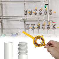 Kit De Herramientas Para Tubos De Plástico 12/6PCS Hacedor De Tornillos PVC/NPT Herramientas De Plomería Para Agua Conjunto De Herramientas De Tornillo Y Aro - details 6