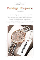 Reloj De Mujer POEDAGAR De Lujo Superior Resistente Al Agua Con Fecha Y Día Elegante Reloj De Pulsera De Cuarzo De Alta Calidad Moda Reloj De Mujer - details 2