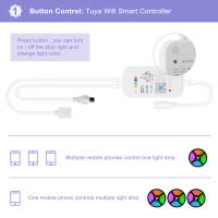 Tira LED RGB Inteligente Tuya WiFi DC 12V 5050 Para Decoración De Dormitorio Compatible Con Alexa Control De Color Cambio Voz Control Remoto Para Sala De Estar - details 1