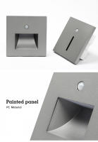 Lámpara De Pared Revestida LED Con Sensor PIR Para Pasillos Escaleras Y Estepes Iluminación Moderna Interior Para El Hogar Incluye Bombillas - details 13