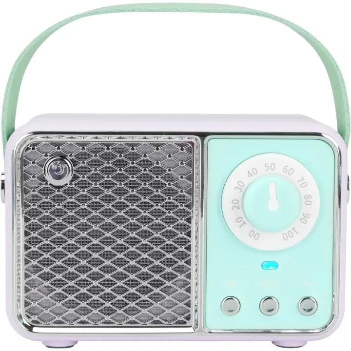 Altavoz bluetooth retro, decoración retro, altavoz bluetooth inalámbrico, lindo estilo retro, adecuado para escritorio de - 1