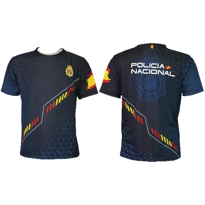 Camiseta Sublimación Barbaric Policia Nacional - 1