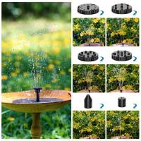 Bomba De Fuente Solar 3.5W Con Panel Solar Y Tubo De Agua De 4.9FT Para Baño De Pájaros Decoración De Jardín Y Bebida De Mascotas - details 8