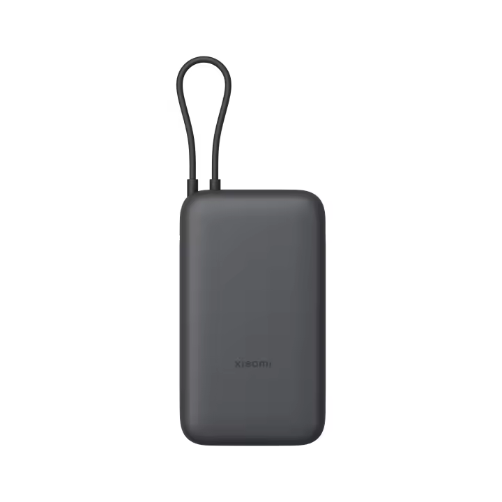 Oficial | Xiaomi Power Bank 20000mAh (Cable Integrado), Capacidad de batería ultra grande, Compatible con numerosos dispositivos, Carga rápida bidireccional de hasta 22,5 W - 1