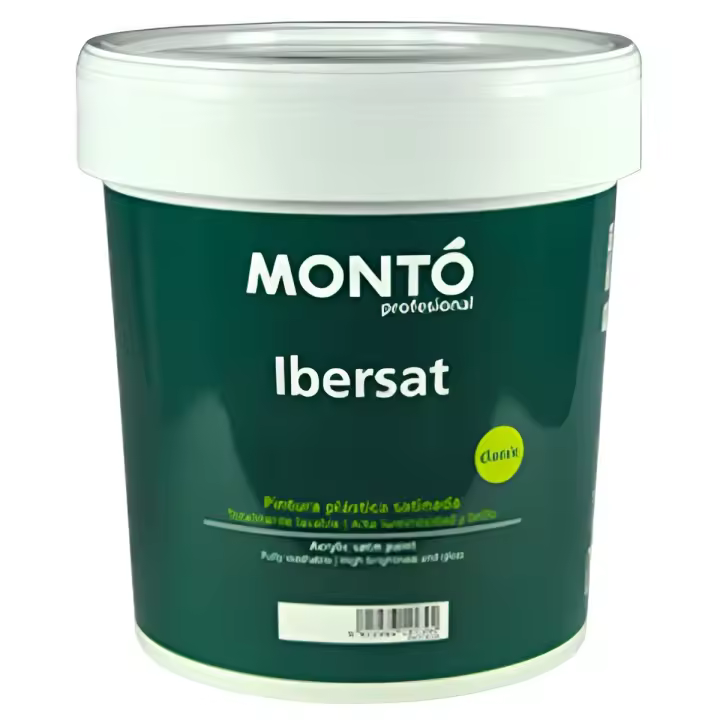 Montó (Valencia) Pintura Plástica Ibersat - Buena Relación Cubrición-brillo, Resistente y Duradera - 1