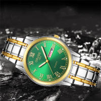 Reloj De Pulsera De Moda ORUSS Para Hombres Acero Inoxidable Resistente Al Agua Luminoso Deportivo Y De Negocios Con Calendario Y Fechas Semanales - details 5