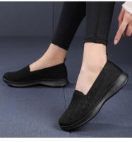 Zapatillas De Caminar Para Mujer Transpirables Y Ligeros Con Suela Suave Zapatos Deportivos De Malla Casual Sin Cierre - details 12