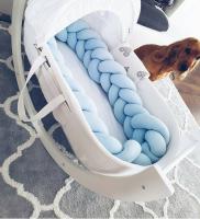 Nueva almohada de sofá con bola anudada larga tejida danesa, almohada creativa de trenza nórdica para cama infantil. - details 5