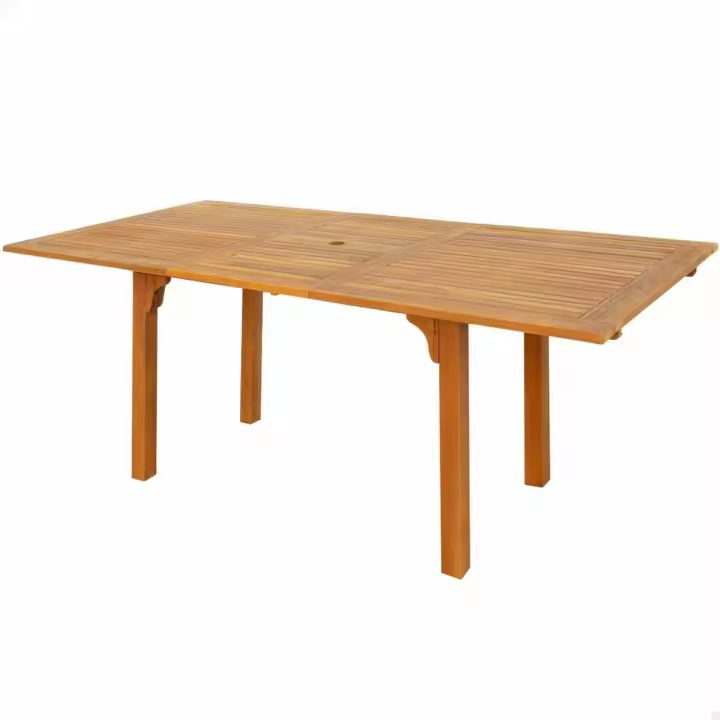 Mesa Extensible Aktive Madera de acacia Rectangular 200 x 100 x 74 cm - 1