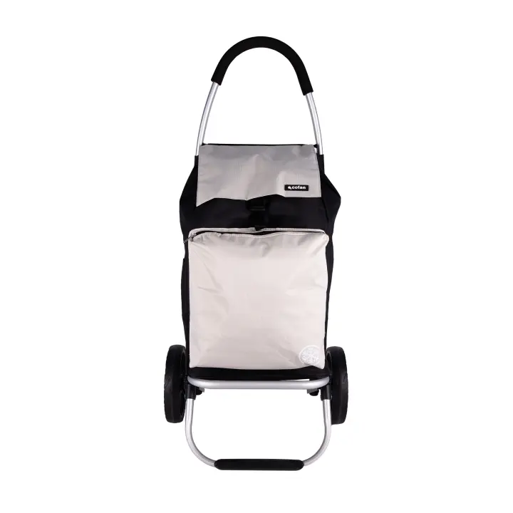 Cofan Carro de la Compra Plegable Cofan | Aluminio | 43 Litros - 1