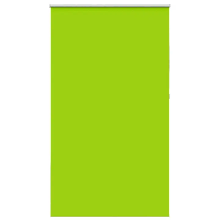 vidaXL Estor Enrollable Opaco hojas verde 125x230cm Tela Ancho 121,6cm - 1