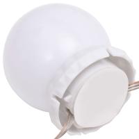 vidaXL Luz de espejo con 8 bombillas LED blanco cálido y blanco frío - details 4