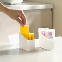 Caja De Almacenamiento Estilo Japonés Con Tapa Inclinada Y Transparente Para Queso Té Café Organizador De Artículos Pequeños - details 1