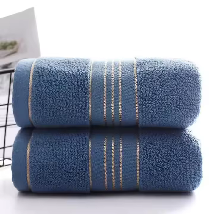 Toalla De Algodón Pura Gruesa Y Absorbente Toalla Rápida Para El Rostro Suave Y Secado Rápido 1 Pieza De BUNO Técnica De Algodón Combinado - 1