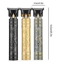 T9 Afeitadora Eléctrica USB Para Hombres Recortadora De Pelo Recargable Trimmer De Barba Barbería Corte Rápido Tiempo De Uso 45 Mins - details 1