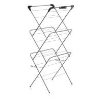 ARISE SHOP-Tendedero de Metal con 3 Alturas para secar la Colada de 129 x 47 x 44 cm. Tendal para Secado de Ropa, válido para Interior o Exterior,Color Aleatorio - details 0