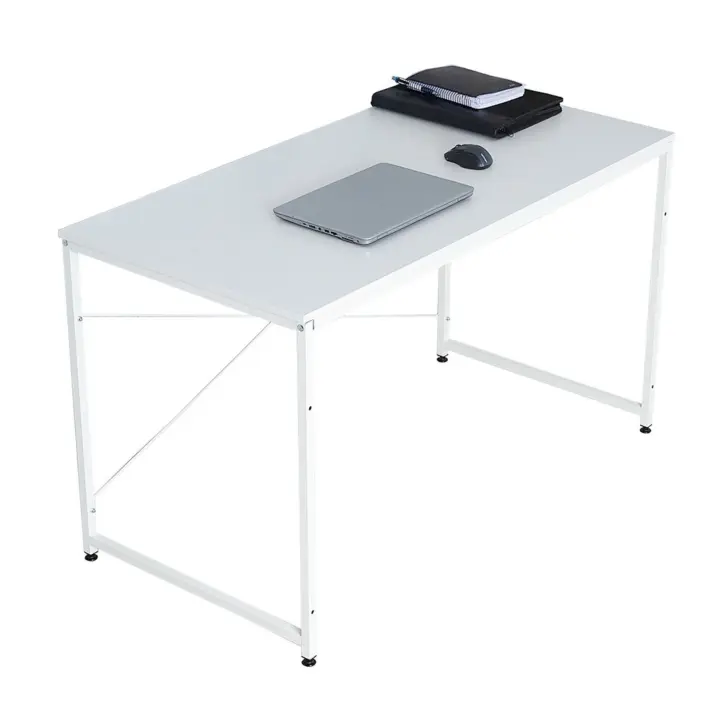 Mesa Escritorio Director de Oficina Estilo Contemporáneo en Blanco120x72x60 cm - 1