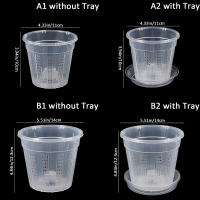Maceta De Flor Transparente Con Agujeros Para Orquídeas Y Jardín 1 Pieza Accesorios De Plástico Transpirables Para Macetas - details 0