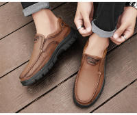 Zapatos Casuales Para Hombre Nuevos Moda Con Cuero Genuino Hechos a Mano Zapatillas De Conducción Slip-on Planos Mocasines Transpirables Y Masajeados Para Caminar - details 8