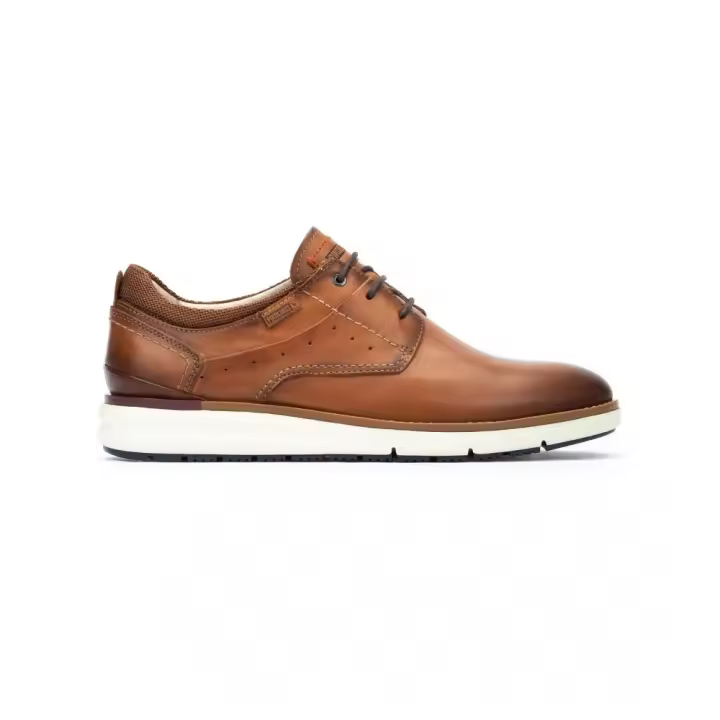 Zapatos Casual hombre PIKOLINOS 4276C1 C250 BLUCHER LISO BRANDY 34455 25V - 1