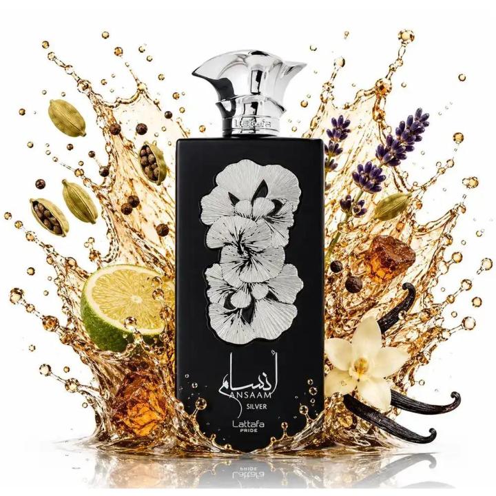 Ansaam Silver Lattafa Pride EDP 100 ml · especiado · estilo The Most Wanted — oferta en Miravia
