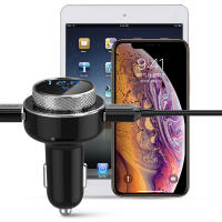 Transmisor FM Para Coche GC16 Modulador Inalámbrico Bluetooth Con Reproductor MP3 USB Doble Cargador Rápido QC3.0 Y Función Handsfree - details 7