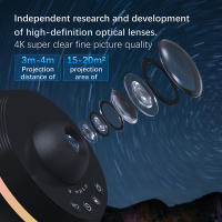 Proyector De Luz Galaxia Estelar 4K Ultra HD 13 Piezas Luz Atmosfera Dormitorio Regalo LED Dinámico Para Ambiente - details 3