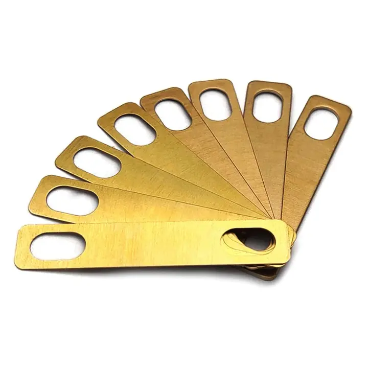 Set De 8 Chinchetas Para Cuerdas De Guitarra 0.2/0.5/1mm Espesor Brillo Herramienta De Reparación Para Guitarra Y Bajo Luthier - 1