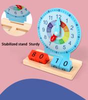 Reloj Educativo Para Niños Juguetes De Aprendizaje De La Tiempo Para Jardín De Infantes Regalo De Iluminación Para Bebés - details 4