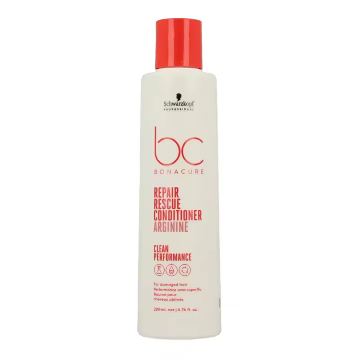 Schwarzkopf bonacure repair rescue acondicionador arginina 200 ml, para cabello poroso, dañado y con tendencia a la rotura. - 1