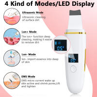Limpieza Facial Profunda Con Scraper Ultrasonido Eliminador De Acné Y Arrugas Rejuvenecimiento De Piel USB Recargable Plástico - details 4
