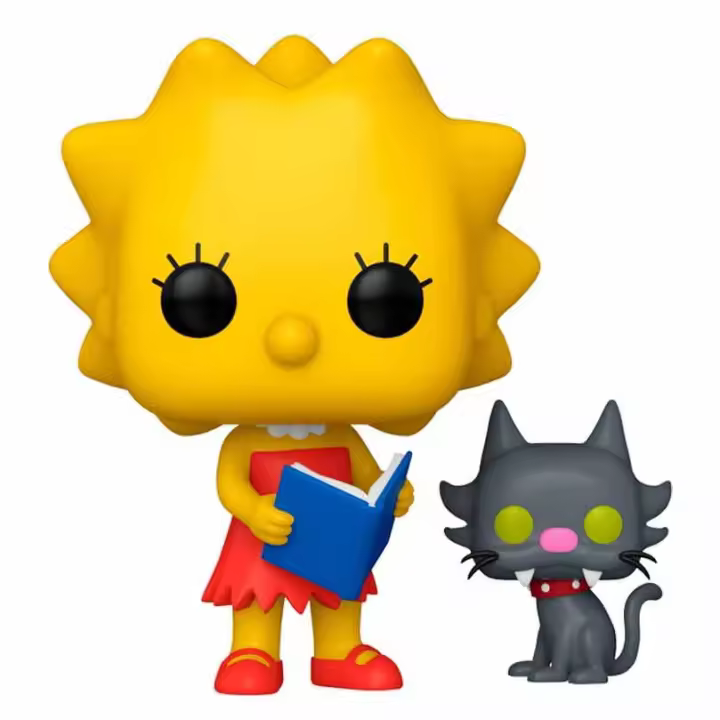 ¡Funko pop! & Buddy: Simpsons 1- Lisa Simpson y SB ​   - Los Simpson - Figura de Vinilo Coleccionable - Idea de Regalo - Mercancía Oficial - Juguetes para Niños y Adultos - Fans de la TV - 1