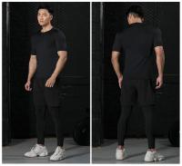 Camiseta De Compresión Para Hombre Verano Deporte Fino Correr Ciclismo Tiras Cortas Top Deportivo Transpirable S-3XL - details 0