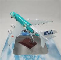 Modelo De Avión De Juguete ANA Airlines Japón Verde Tortuga Acuática A380 De Aleación De Metal Escala 1:400 Para Adolescentes Y Adultos - details 0