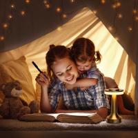 Lámpara De Mesa LED Portátil Con Sensor Táctil Luz Nocturna USB Recargable Con 3 Niveles De Brillo Para Lectura Y Decoración - details 7
