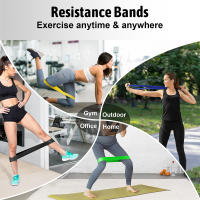 Set De 5 Bandas De Resistencia TPE Para Ejercicio Físico Y Yoga Equipo De Gimnasio De Lazo De Goma Entrenamiento De Fuerza En Casa - details 6