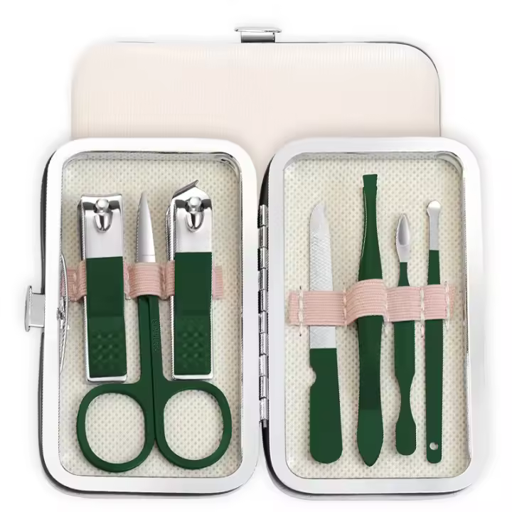 Kit Profesional De Uñas Para Mujer Con Holster Portátil Y Herramientas De Pedicura De Acero Inoxidable Función Completa Para El Hogar - 1