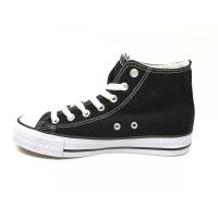 Zapatillas de lona mujer KTEY 46 X-5 BOTA BASQUET TELA BLACK 29684 XL - details 1