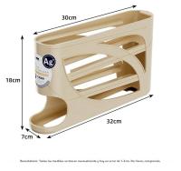 Organizador De Huevos Automático Dispensador De Huevos Para Nevera Rack De Almacenamiento De Plástico Para Encimera De Cocina Y Organizador De Puerta De Nevera - details 3