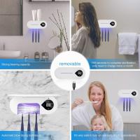 Desinfectante y soporte para Pinclosos de dientes con función de Seco Automático, soporte para Pinclosos de dientes Eléctrico UV montado en la comparación para baño, esterilizador - details 3