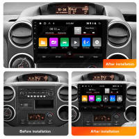 Radio De Coche Con Wireless Carplay Android Auto Para Citroen Berlingo B9 Peugeot Partner 2008-2019 Navegación GPS WiFi FM RDS Con Soporte Para Control Del Volante - details 3