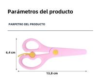Tijeras De Papel Kawaii Hechas a Mano Para DIY Y Arte Escolar Herramientas De Estación Suministros De Oficina - details 6